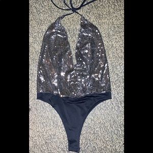 Small sequin bodysuit